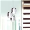 Prandina Gong Mini 3R LED lampada a sospensione 3 luci, 1A63002413071, Gong [Lampade per Interni > Lampade a Sospensione]