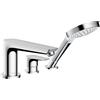 hansgrohe Talis E rubinetto bordo vasca, miscelatore monocomando, 71730000, Talis E bianco/cromo [Rubinetteria Bagno > Rubinetteria Vasca]