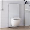 Geberit Monolith modulo sanitario A: 114,5 cm, per WC a parete, 131031SI5, Monolith bianco/alluminio spazzolato [Elementi ad Incasso > Elementi Incasso per WC]