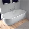 Duravit Luv vasca da bagno ad angolo, con pannello laterale, 700432000000000, Luv bianco opaco [Vasche da Bagno > Vasche da Bagno ad Angolo]