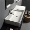 Scarabeo Teorema 2.0 lavabo sospeso, 512141BK, Teorema 2.0 bianco opaco [Lavabi > Lavabi Sospesi]