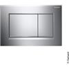 Geberit Sigma20 placca di azionamento Square, 115883KH1, Square Sigma20 [Placche di Scarico > Placche di Scarico per WC]
