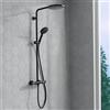 hansgrohe Raindance Select S colonna doccia con termostatico, 27633670, Raindance Select S nero opaco [Rubinetteria Bagno > Colonne Doccia]