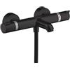 hansgrohe Ecostat rubinetto vasca esterno con termostatico, 13114670, Ecostat nero opaco [Rubinetteria Bagno > Rubinetteria Vasca]