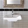Scarabeo Butterfly lavabo sospeso, 4003BK, Butterfly bianco [Lavabi > Lavabi Sospesi]
