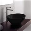 Scarabeo Ovo lavabo da appoggio, 801135BK, Ovo nero [Lavabi > Lavabi da Appoggio]