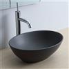 Scarabeo Ovo lavabo da appoggio, 801149BK, Ovo nero opaco [Lavabi > Lavabi da Appoggio]