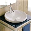 Scarabeo Rondo lavabo da incasso, 8008BK, Rondo bianco [Lavabi > Lavabi da Incasso]