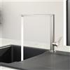 Villeroy & Boch Finera rubinetto da cucina, orientabile, 927000LC, Finera acciaio inox spazzolato [Rubinetteria da Cucina > Rubinetti da Cucina]