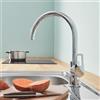 Grohe BauLoop rubinetto da cucina, orientabile, 31368001, BauLoop cromo [Rubinetteria da Cucina > Rubinetti da Cucina]