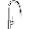 Grohe Eurosmart Cosmopolitan rubinetto da cucina, estraibile, orientabile, 31481001, Eurosmart Cosmopolitan cromo [Rubinetteria da Cucina > Rubinetti da Cucina]