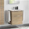 evineo ineo4 mobile La: 60 cm, 2 scomparti estraibili, con maniglia, per evineo ineo lavabo,, BE0200OA, ineo4 [Mobili da Bagno > Mobili Lavabo]