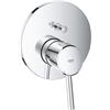 Grohe Concetto rubinetto vasca da incasso, miscelatore monocomando, 24054001, Concetto cromo [Rubinetteria Bagno > Rubinetteria Vasca]