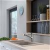 hansgrohe S51 lavello da cucina, 43315380, S510-F635 S51 grigio calcestruzzo [Lavelli da Cucina > per Base Sottolavello a partire da 80 cm]