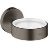 Grohe Essentials supporto, 40369AL1, Essentials hard graphite spazzolato [Accessori Bagno > Accessori per Accessori Bagno]