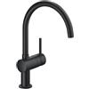 Grohe Minta rubinetto da cucina, orientabile, 32917KS0, Minta nero vellutato [Rubinetteria da Cucina > Rubinetti da Cucina]