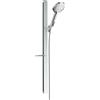 hansgrohe Raindance Select S set doccia con asta saliscendi e mensola, 3 tipi di getto, 27649000, Raindance Select S cromo [Rubinetteria Bagno > Set Doccia]