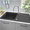 Grohe K400 lavello da cucina, 31641AP0, K400 K400 granito nero [Lavelli da Cucina > per Base Sottolavello a partire da 60 cm]