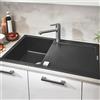 Grohe K500 lavello da cucina, 31644AP0, K500 K500 granito nero [Lavelli da Cucina > per Base Sottolavello a partire da 50 cm]