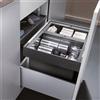 Blanco Flexon II sistema separazione rifiuti, per mobile da 60 cm, 521471, 60/2 Flexon II nero/antracite [Portarifiuti > Portarifiuti]