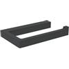 Cosmic The Grid porta rotolo, WJC268A0058036, 2683658 The Grid nero opaco [Accessori Bagno > Porta Rotolo]