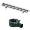 TECE drainline corpo incasso per canalina doccia, DN 50, 600700+650000, drainline [Canaline Doccia e Scarichi Bagno > Canaline Doccia]