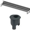 TECE drainline corpo incasso per canalina doccia, per installazione in piano DN 40, 600701+650003, drainline [Canaline Doccia e Scarichi Bagno > Canaline Doccia]