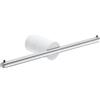 Decor Walther STONE porta rotolo, 0974955, TPH2 STONE bianco opaco/acciaio inox opaco [Accessori Bagno > Porta Rotolo]