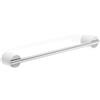 Decor Walther STONE barra portasciugamani, 0975055, HTE30 STONE bianco opaco/acciaio inox opaco [Accessori Bagno > Portasciugamani]