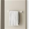 Decor Walther STONE barra portasciugamani, 0975354, HTE80 STONE bianco opaco/cromo [Accessori Bagno > Portasciugamani]