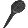 hansgrohe Rainfinity doccetta, 3 tipi di getto, 26864670, Rainfinity nero opaco [Rubinetteria Bagno > Doccette / Supporti]