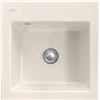 Villeroy & Boch Subway 50 S Flat lavello da cucina, 33151FKRHL3, Subway 50 S Flat crema lucido [Lavelli da Cucina > per Base Sottolavello a partire da 50 cm]