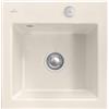 Villeroy & Boch Subway 50 S Flat lavello da cucina, 33152FKRHL3, Subway 50 S Flat crema lucido [Lavelli da Cucina > per Base Sottolavello a partire da 50 cm]