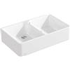 Villeroy & Boch 90 X lavello da cucina, 639001R1, 90 X bianco alpino finitura a specchio [Lavelli da Cucina > per Base Sottolavello a partire da 90 cm]