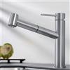 Blanco Ambis rubinetto da cucina, bassa pressione, estraibile, orientabile, 525124, Ambis acciaio inox spazzolato [Rubinetteria da Cucina > Rubinetti da Cucina]