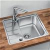 Blanco Lemis lavello da cucina, 525114, 45 S-IF Lemis acciaio inox satinato lucido [Lavelli da Cucina > per Base Sottolavello a partire da 45 cm]