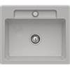 Villeroy & Boch Siluet 60 S lavello da cucina, 334601KD, Siluet 60 S fossile [Lavelli da Cucina > per Base Sottolavello a partire da 60 cm]