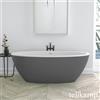Tellkamp Space vasca da bagno ovale freestanding, 0100-258-00-A/CRWMCM, Space; Space XS bianco opaco [Vasche da Bagno > Vasche da Bagno Freestanding]