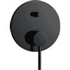 Herzbach DEEP BLACK rubinetto vasca da incasso, miscelatore monocomando, 23.220035.1.12, DEEP BLACK nero opaco [Rubinetteria Bagno > Rubinetteria Vasca]