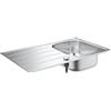 Grohe K200 lavello da cucina, 31552SD1, 45-S 86/50 1.0 rev K200 acciaio inox satinato lucido [Lavelli da Cucina > per Base Sottolavello a partire da 45 cm]
