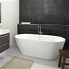 RIHO Inspire vasca da bagno freestanding, ovale, B091001005, Inspire bianco [Vasche da Bagno > Vasche da Bagno Freestanding]