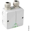 Geberit scatola di giunzione combinata, 244120001, bianco [Elementi ad Incasso > Accessori per Elementi Incasso]