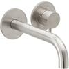 Herzbach DEEP iX rubinetto lavabo a parete, 28.203754.1.09, DEEP iX acciaio inox spazzolato [Rubinetteria Bagno > Rubinetteria Lavabo]