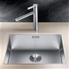 Blanco Claron lavello da cucina, 523386, 500-U Claron acciaio inox satinato lucido [Lavelli da Cucina > per Base Sottolavello a partire da 60 cm]