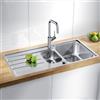 Blanco Lemis lavello da cucina, 523033, 6 S-IF Lemis acciaio inox satinato lucido [Lavelli da Cucina > per Base Sottolavello a partire da 60 cm]