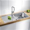 Blanco Lemis lavello da cucina, 523035, XL S-IF Lemis acciaio inox satinato lucido [Lavelli da Cucina > per Base Sottolavello a partire da 60 cm]