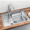 Blanco Lemis lavello da cucina, 525110, XL 6 S-IF Lemis acciaio inox satinato lucido [Lavelli da Cucina > per Base Sottolavello a partire da 60 cm]