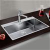 Blanco Andano lavello da cucina, 525246, 700-IF/A Andano acciaio inox satinato lucido [Lavelli da Cucina > per Base Sottolavello a partire da 80 cm]