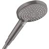 hansgrohe Raindance Select S doccetta, 3 tipi di getto, 26531340, Raindance Select S nero cromato spazzolato [Rubinetteria Bagno > Doccette / Supporti]