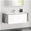 evineo ineo4 mobile La: 100 cm, 1 scomparto estraibile, con maniglia, per evineo ineo lavabo,, BE0207WH, ineo4 [Mobili da Bagno > Mobili Lavabo]